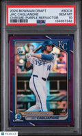 2024 Bowman Draft Jac Caglianone Chrome Purple Refractor /250 PSA 10