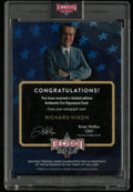 2024 Decisions Authentic Cut Signature Card Richard Nixon 1/2