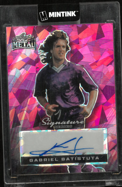 2024 Leaf Trading Signature Series Gabriel Batistuta Auto Pink /1