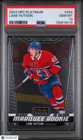 2024 O-Pee-Chee Platinum Lane Hutson Marquee Rookie RC #234 PSA 10