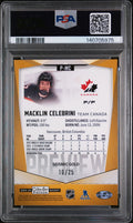 2024 O-Pee-Chee Platinum Seismic Gold Marquee RC Macklin Celebrini /25 PSA 10