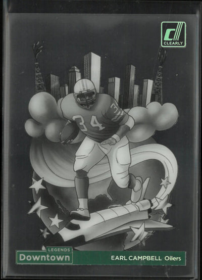 2024 Panini Clearly Donruss Legends Downtown Earl Campbell