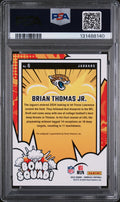 2024 Panini Donruss Bomb Squad Autographs Brian Thomas JR. RC Rookie /199 PSA 9
