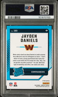 2024 Panini Donruss Jayden Daniels Rated Rookie RC Preview Red Pandora PSA 10