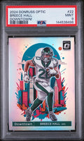 2024 Panini Donruss Optic Downtown! Breece Hall PSA 9