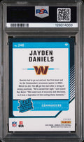 2024 Panini Donruss Optic Jayden Daniels #248 Red Stars PSA 9