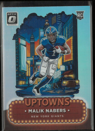2024 Panini Donruss Optic Uptowns Malik Nabers Rookie RC