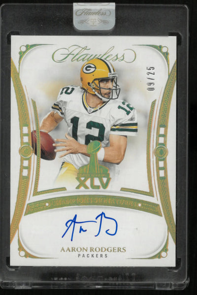2024 Panini Flawless Champions Signatures Autograph Aaron Rodgers Auto /25
