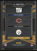 2024 Panini Gold Standard Newly Minted Nabers Odunze Wilson Triple Patch RC /24