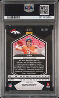 2024 Panini Mosaic Bo Nix RC Rookie Purple No Huddle PSA 9 /50
