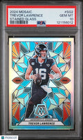 2024 Panini Mosaic Stained Glass Trevor Lawrence PSA 10