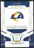 2024 Panini National Treasure Patch Matthew Stafford /25