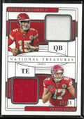 2024 National Treasure Football Dual Patch Mahomes II Kelce /99