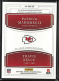 2024 National Treasure Football Dual Patch Mahomes II Kelce /99