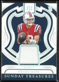 2024 Panini National Treasure Sunday Treasures Rookie Patch Drake Maye /25 RC