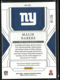 2024 Panini National Treasures Rookie Patch Malik Nabers /35 RC