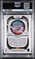 2024 Panini Obsidian Orbital Shai Gilgeous-Alexander Pink Flood /49 PSA 9