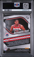 2024 Panini Prizm Black Cherry Blossom Alexandre Sarr RC /20 PSA 10