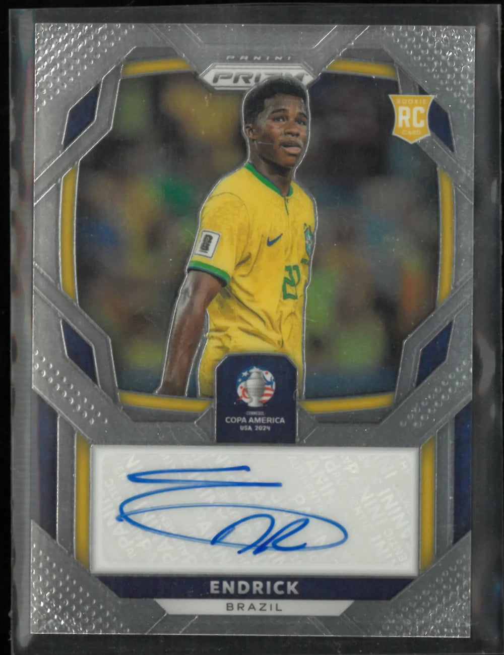 2024 Panini Prizm Conmebol Copa America Endrick Autograph Rookie RC