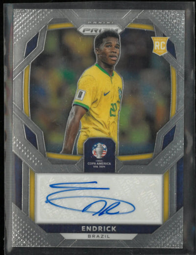 2024 Panini Prizm Conmebol Copa America Endrick Autograph Rookie RC