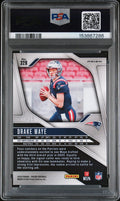 2024 Panini Prizm Football Drake Maye RC Rookie Blue Shimmer PSA 9 /25