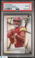 2024 Panini Prizm Football Prizm Flashback Rookie RC Jayden Daniels #8 PSA 10