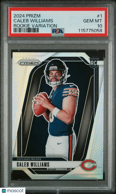 2024 Panini Prizm Rookie RC Variation Caleb Williams #1 PSA 10