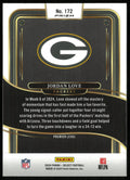 2024 Panini Select Football Jordan Love Zebra Premier Level SP