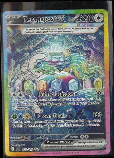 2024 Pokemon Stellar Crown Terapagos ex Secret Illustration Rare 170/142