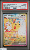 2024 Pokemon Surging Sparks Pikachu EX Special Illustration Rare PSA 10 238/191