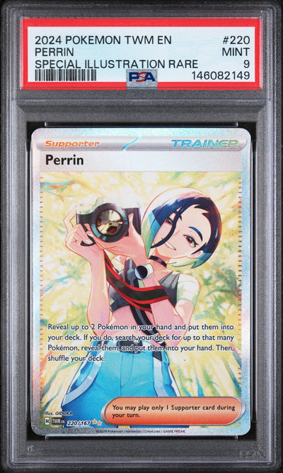 2024 Pokemon Twilight Masquerade Perrin Special Illustration Rare PSA 9 220/167