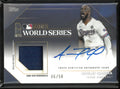 2024 Topps Baseball Series 1 2023 World Series Champion Auto Patch Adolis Garcia /50
