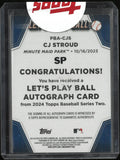 2024 Topps Baseball Series 2 Autograph Cj Stroud Auto