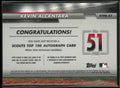 2024 Topps Bowman Scouts Top 100 Autograph Kevin Alcantara Autoe/50