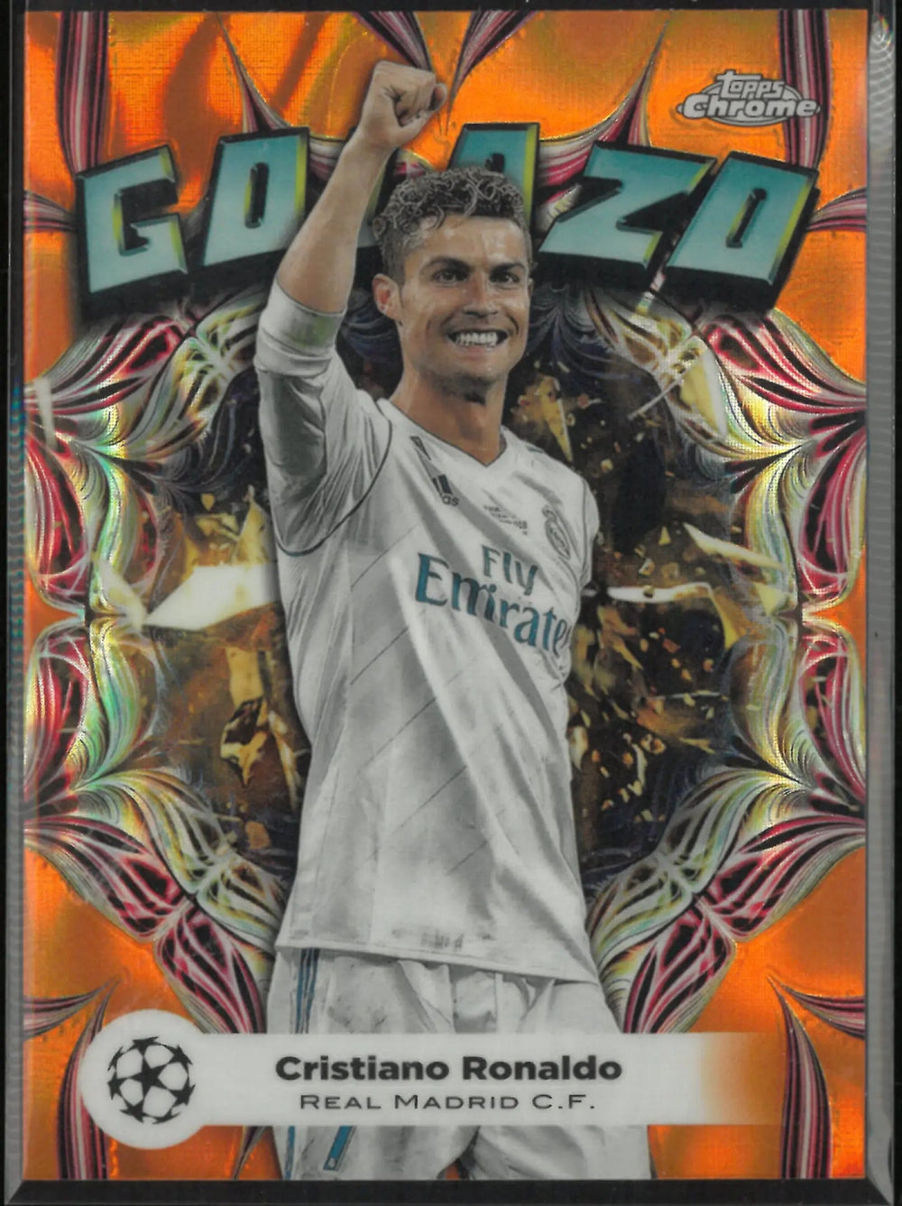 2024 Topps Chrome Golazo Cristiano Ronaldo Orange SP