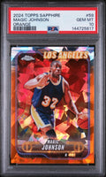 2024 Topps Chrome Sapphire Edition Magic JohnsoneOrange /25 PSA 10