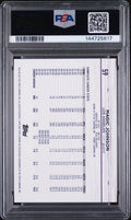 2024 Topps Chrome Sapphire Edition Magic JohnsoneOrange /25 PSA 10