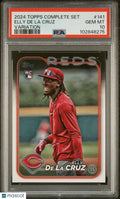 2024 Topps Complete Set Elly De La Cruz RC Rookie #141 Variation PSA 10