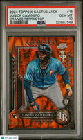 2024 Topps Cosmic Chrome X Cactus Jack Junior Caminero RC Rookie PSA 10 /25