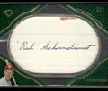 2024 Topps Diamond Icons Green Cut Signature Auto Red Schoendienst /3