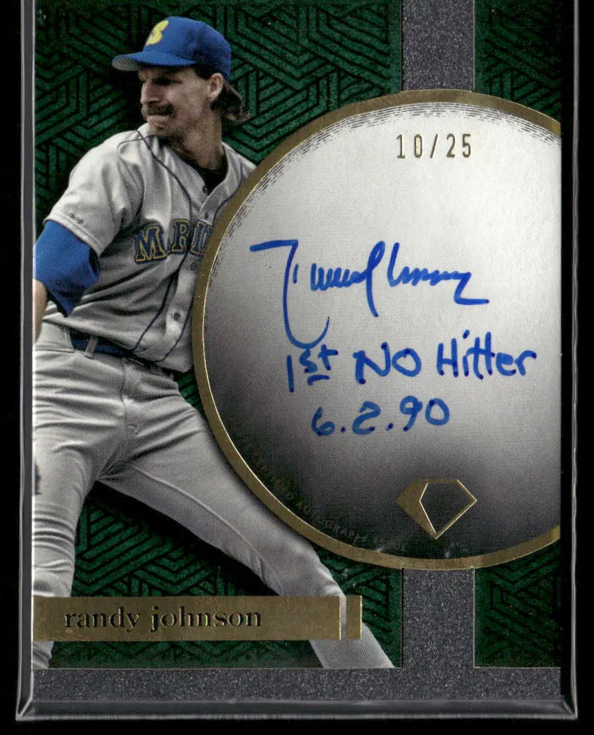 2024 Topps Diamond Icons Green Iconic First Inscription Auto Randy Johnson /25