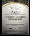 2024 Topps Diamond Icons Green Iconic First Inscription Auto Randy Johnson /25