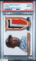 2024 Topps Dynasty Baseball Bronze Patch Auto Autograph Ichiro /10 PSA 8