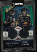 2024 Topps Finest F1 Duos Relics Max Verstappen/ Segio Perez Patch /50 Green