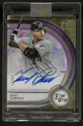 2024 Topps Five Star Autograph Miguel Cabrera Auto Purple /50