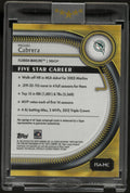 2024 Topps Five Star Autograph Miguel Cabrera Auto Purple /50