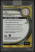2024 Topps Five Star Autograph Ozzie Smith Auto Teal /75