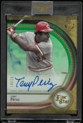 2024 Topps Five Star Autograph Tony Perez Auto Green /15