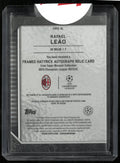 2024 Topps Museum Collection UCC Framed Hat-Trick Patch Auto Rafael Leao /10