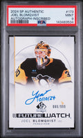 2024 UD SP Auth Future Watch Rookie Joel Blomqvist Autograph Inscribed/999 PSA 9